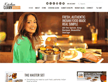 Tablet Screenshot of kitchencurrymaster.com